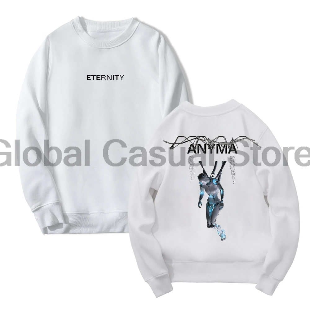 Anyma Eternity Sweatshirt Unisex Crewneck Long Sleeve Streetwear Women Men Fashion Tops Hip Hop Clothes