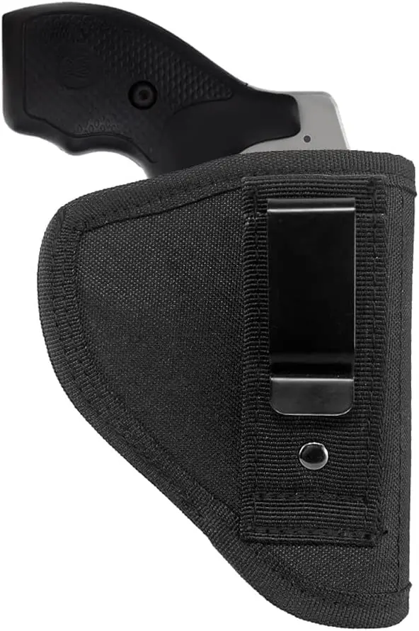 Tactical IWB Holster Revolvers with Speedloader Pouch Fits Most J Frame Revolvers Ruger LCR S&W 442/642 Taurus Most .38 Special