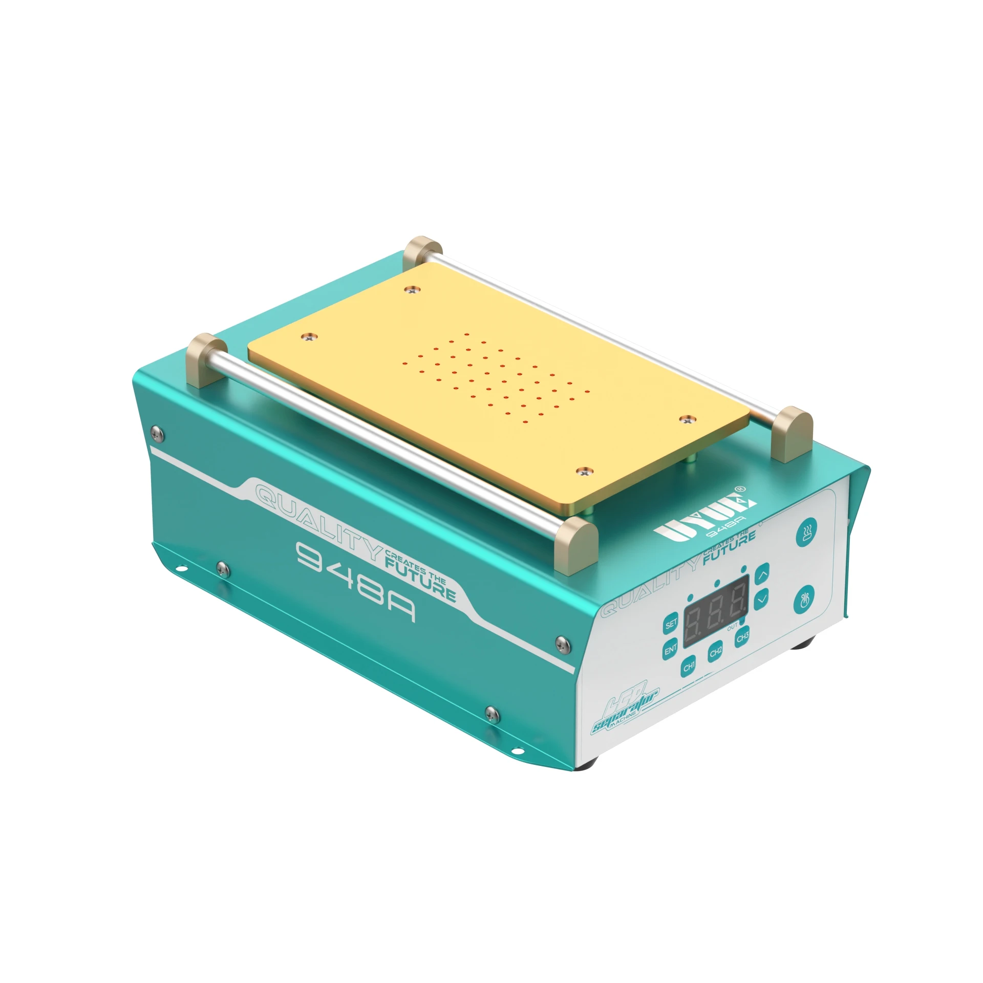 

UYUE 948A LCD Separator Kit for Phone/Tablet Repair, 400W PTC Heating Plate, 3 Preset Temps, Lightweight
