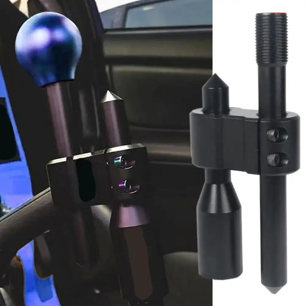 Adjustable Gear Shift Knob Extender Manual Firm H-Type Shifter Knob Solid Rotatable Shifter Extender Lever