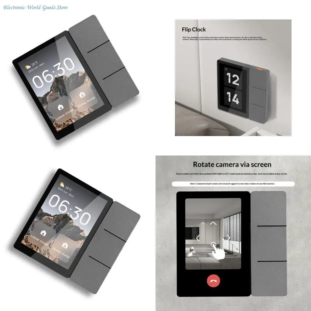 A3PD 3.5inch Display Central Control Hub WiFi Center Control Touch Panel