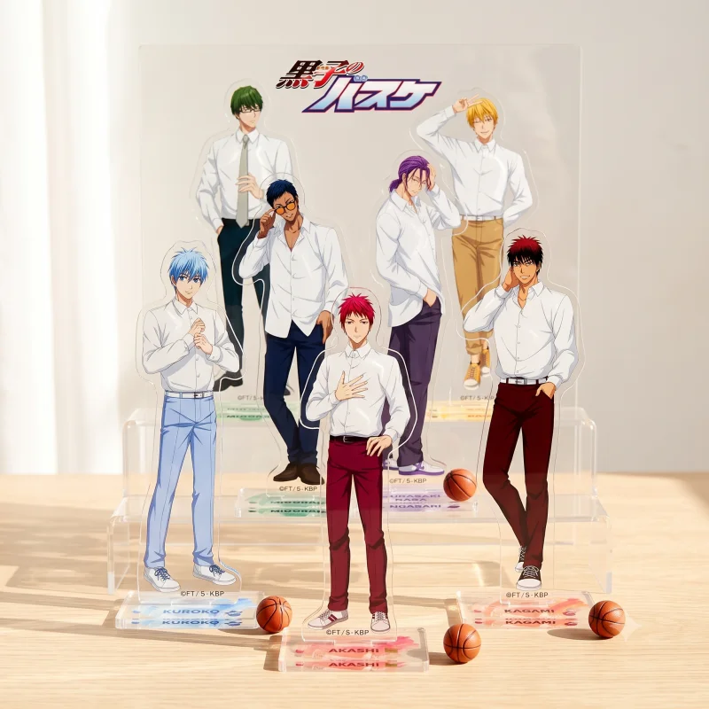 Kuroko's Basketball Kuroko Akashi Anime Figure Acrylic Stand Model Plate Desktop Decor Keychain Toy 15cm Cosplay Gift