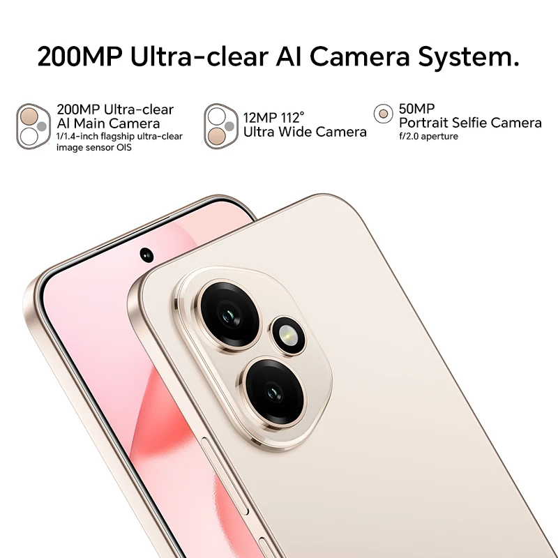 هاتف ذكي HONOR 400 الإصدار العالمي 5G الجديد 12GB + 256GB 6.55 بوصة 120 هرتز شاشة AMOLED 200MP AI كاميرا رئيسية 100 وات SuperCharge eSIM