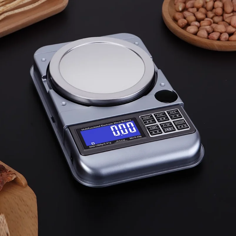 Portable Precision Modern Stainless Steel Digital Scale 0.001g /0.01g / 0.1g pocket scale Jewelry Scale Laboratory balance