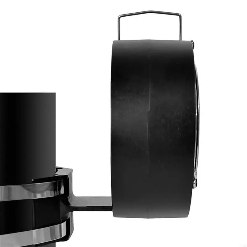 Ventilateur poêle à chaleur H58C, ventilateur cheminée à Double tête avec couvercle Distribution efficace