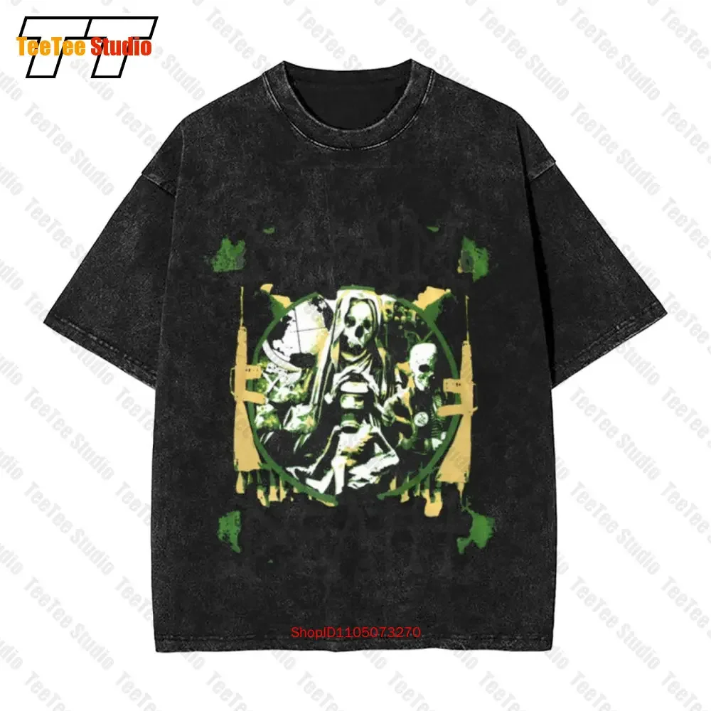 Napalm Death+Righteous Pigs Defecation Terrorizer Carcass Brutal Truth Vintage Oversized T-Shirt D1VU