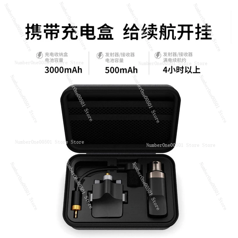 B6 Saxophone Wireless Microphone Clip On Instrument Mic for Outdoor Performance Recording