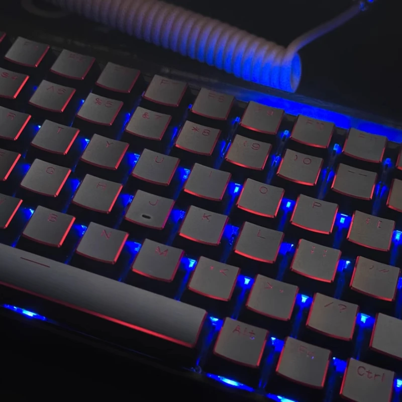 Aluminum Alloy Keycap Set CNC XDA Profile MX Custom Metal Keycaps for Mechanical Keyboard Gaming Accessories for Wooting Mad60