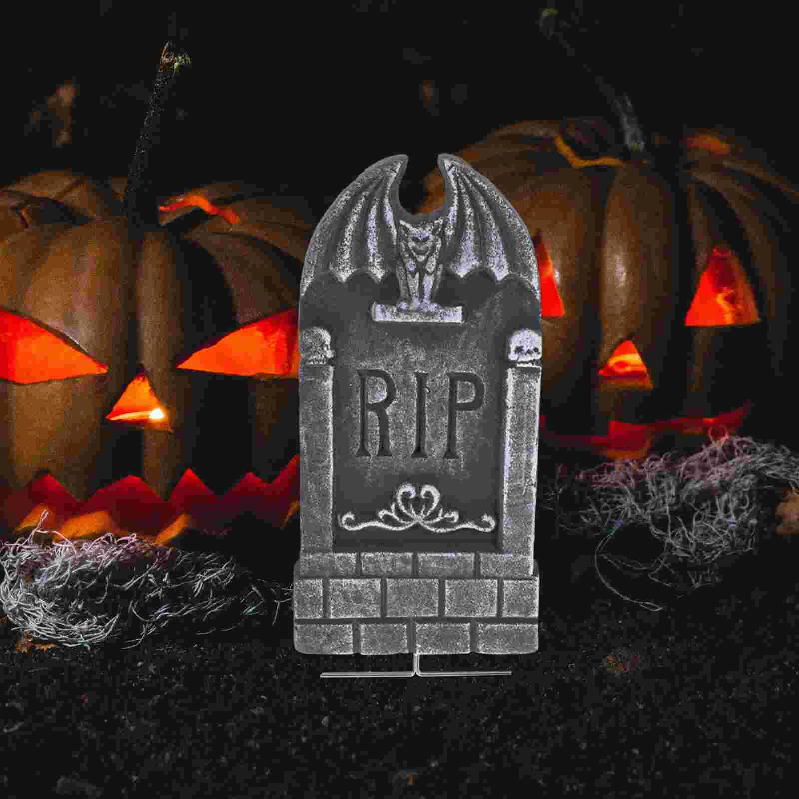 Foam Tombstone Perfect Party Decoration Tombstones Props Ornament Outdoor Decorations Halloween Gravestone Ornaments