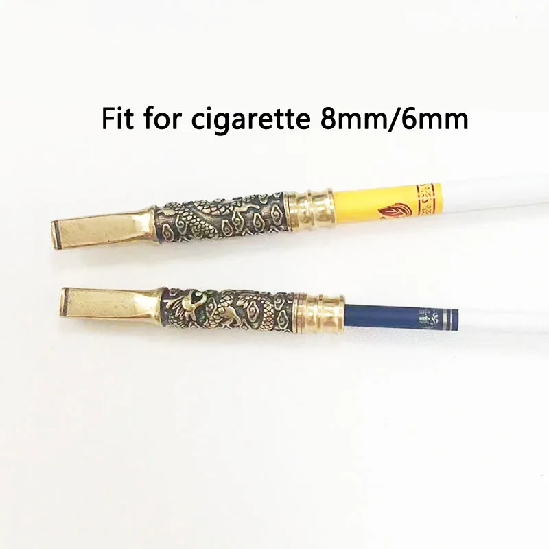 Metal Durable Microfilter Tobacco Filter For 6mm 8mm Reusable Cigarette Holder Reducing Tar Washable Hookah Shisha Pipe Men Gift