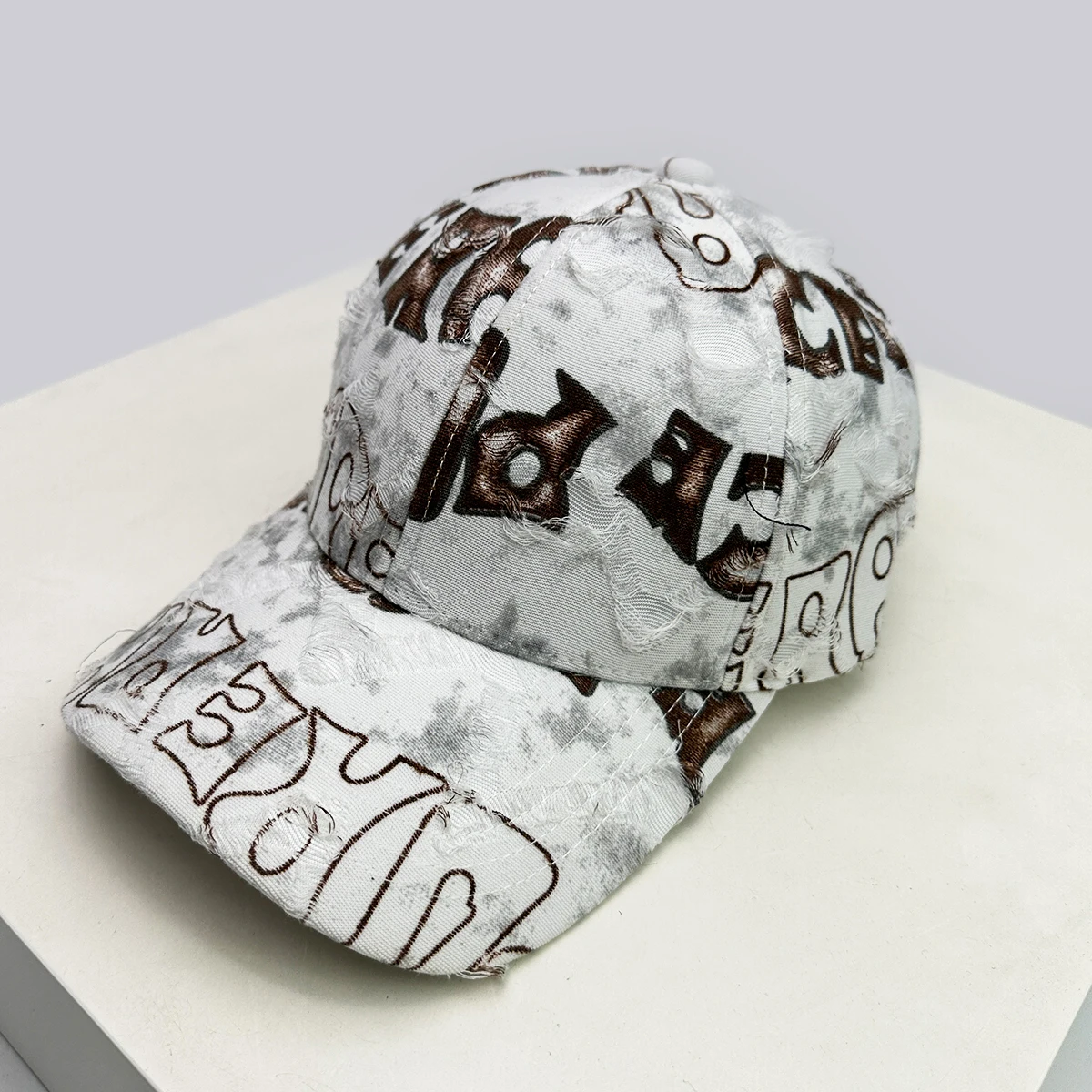 Neue Unisex American Vintage Brief Persönliche Baseball Hüte Atmungsaktive Gebrochene Stil Sonnenschirm Schirmmützen Vielseitige Mode Straße