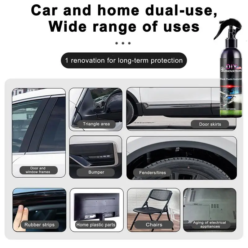 

Car Mat Restorer Spray 6.7 Oz Interior And Dashboard Renew Multifunctional Car Cleaner Interior For Cars Trucks SUVs RVs & More