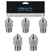 Creality High-end Copper Alloy Nozzle with High Temperature Wear Resistant,for CR-10 Series, Ender-3 Series, and Ender-5 Series