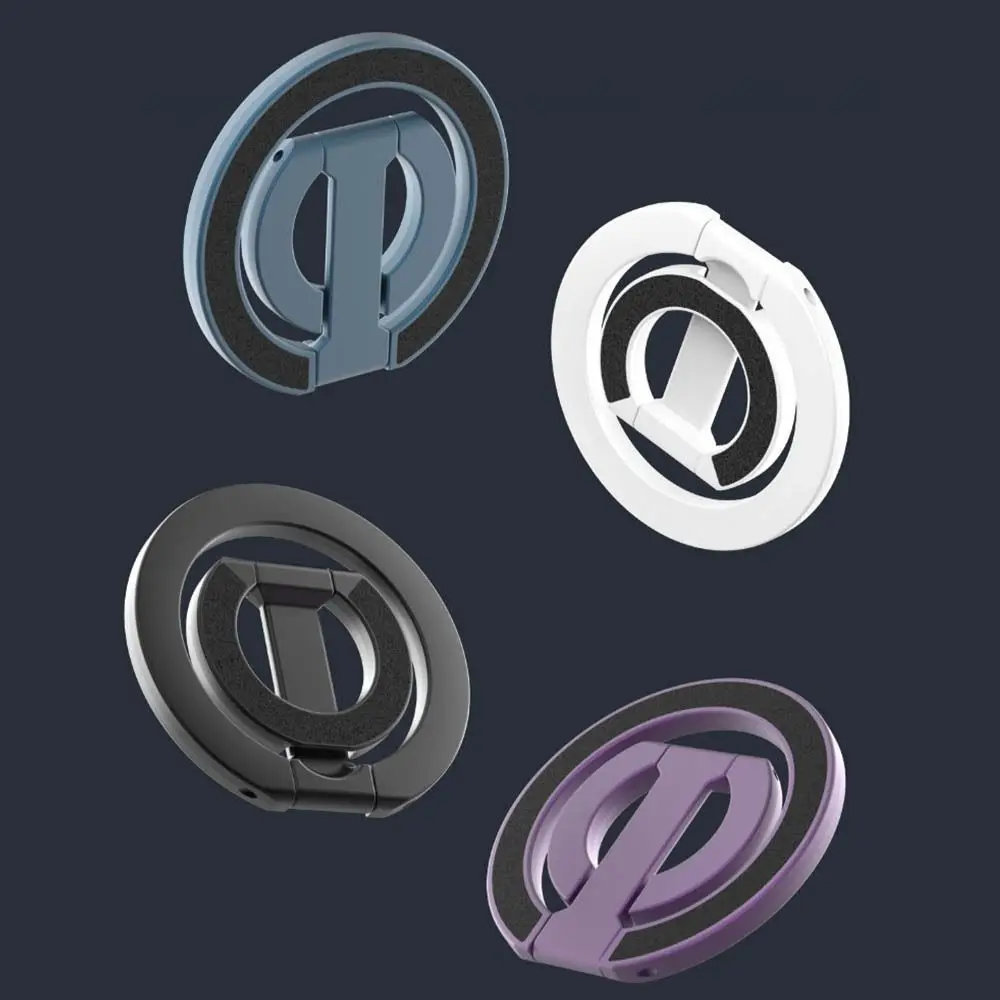 

Universal Magnetic Finger Clasp Double Sided Cell Phone Grip Stand 360 Degree Rotation Cellphone Stand