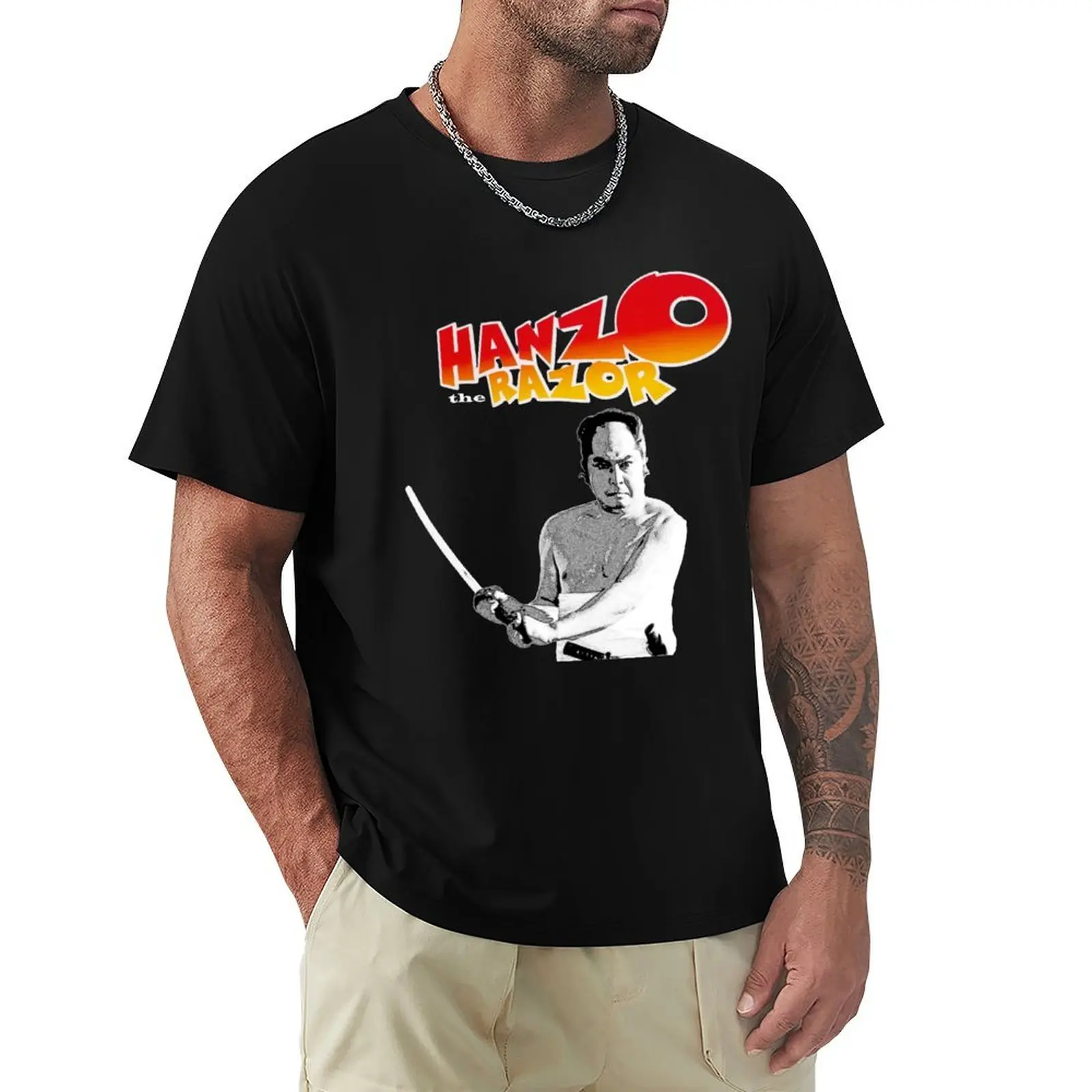 Hanzo the Razor T-Shirt Minimalist Casual Short Sleeve Top