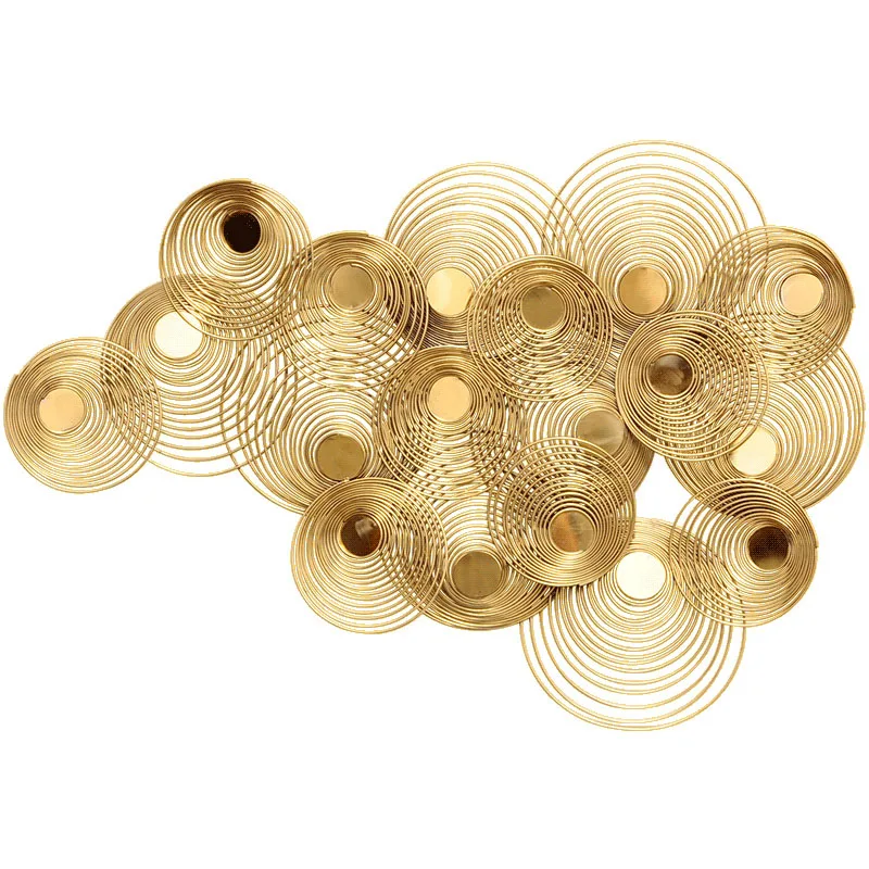 %jj. Stainless Steel Golden Shinning Art Work Painting Living Room Decoration Wall Decor for Hotel, Home, Sales Center*r