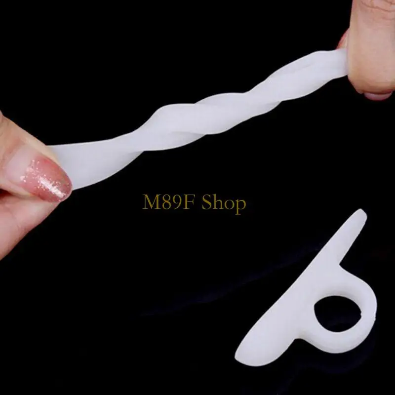 M89F 2PCS Hammer Toe Cushion Silicone Protector Corrector Watherener Bunion Guard