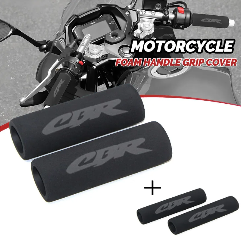

For HONDA CBR 125 300 400RR 954RR 500F 650F 300R/F Universal Motorcycle 7/8"Anti-slip Handlebar Protector Hand Grip Sponge Cover