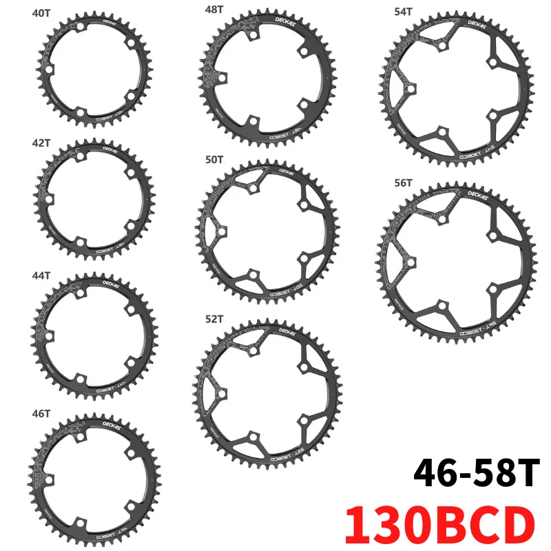 DECKAS Bike Round Chainring 94+96/96/104/110/130/144BCD ForGXP 32T-58T 7-12speed CNC NarrowWideTooth AluminumAlloy ForSHIMANO