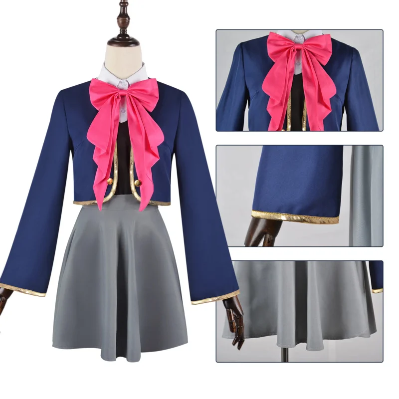 

2025 New Anime Oshi No Ko Ai Hoshino Kana Arima Akuamarin Cosplay Costume, Charming School Uniform, Lolita Skirt ★ ★ ★ hh