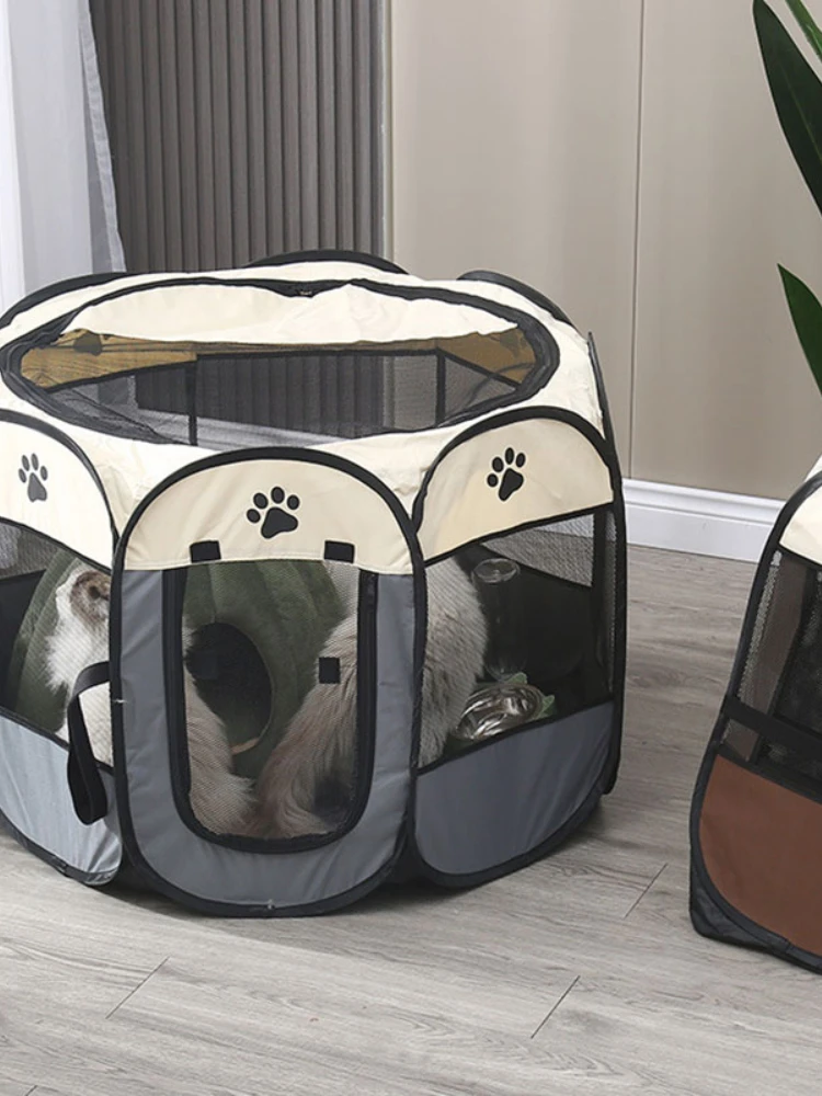 Lightweight Portable Folding Pet Tent Birthing Room Dog House Kennel Houses and Rooms Cats High Quality Durable Pet Playpen Cat