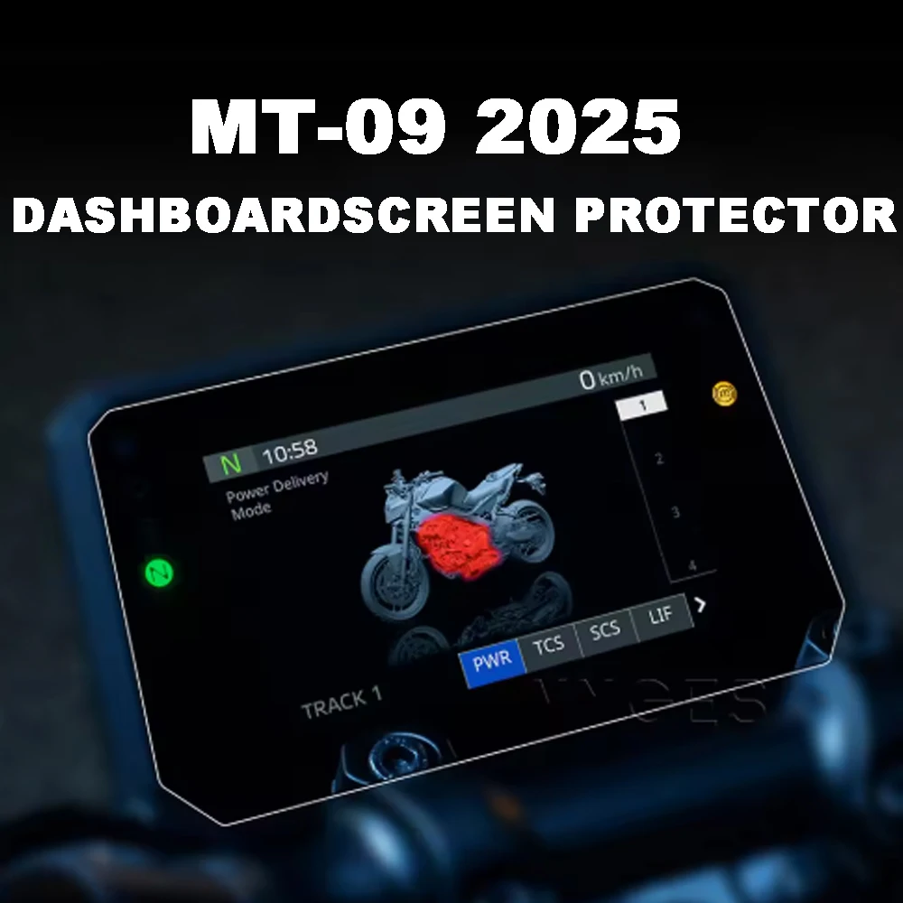 For Yamaha MT-09 TPU Motorcycle Scratch Cluster Screen Dashboard Protection Film MT09 LCD TFT Screen Dashboard Protection Film