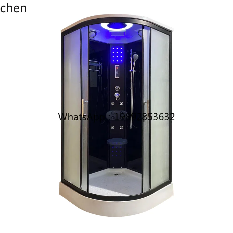 BB  integral shower steam glass arc fan-shaped household closed bath and bath room