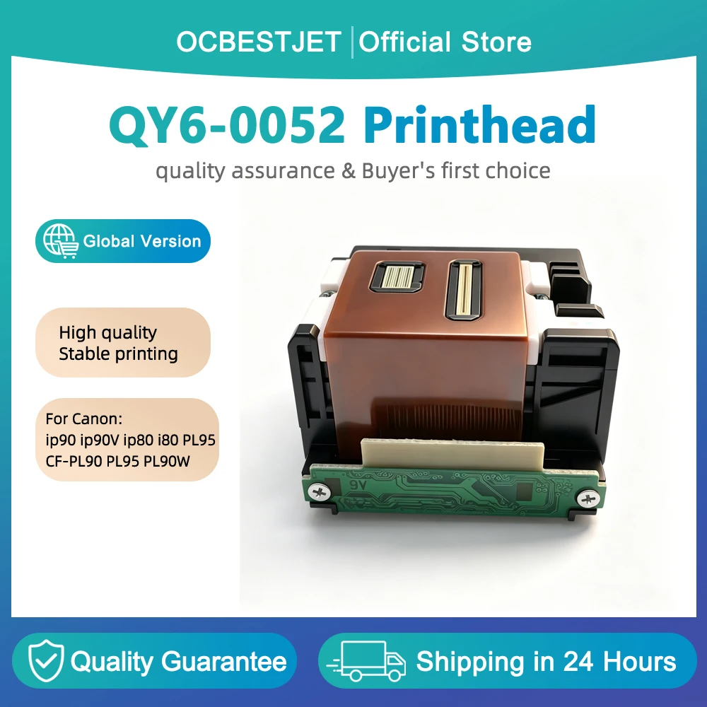 

Печатающая головка QY6-0052 для принтеров Canon ip90, ip90V, ip80, i80, CF-PL90, PL95, PL90W, PL95