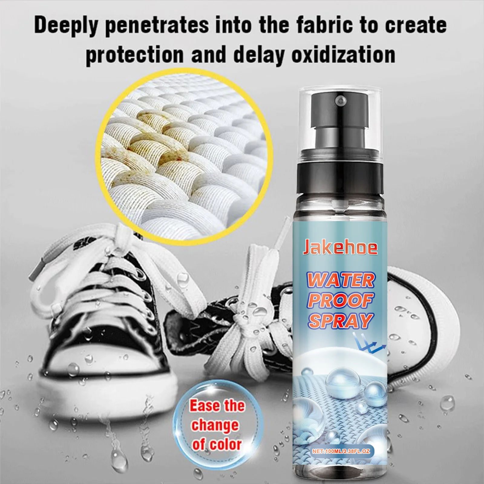 Waterproof Spray for Shoes Bag Stain Repellent Protection Hydrophobic Coating Anti-Oil Outdoor Protective Shoe Protector Spray