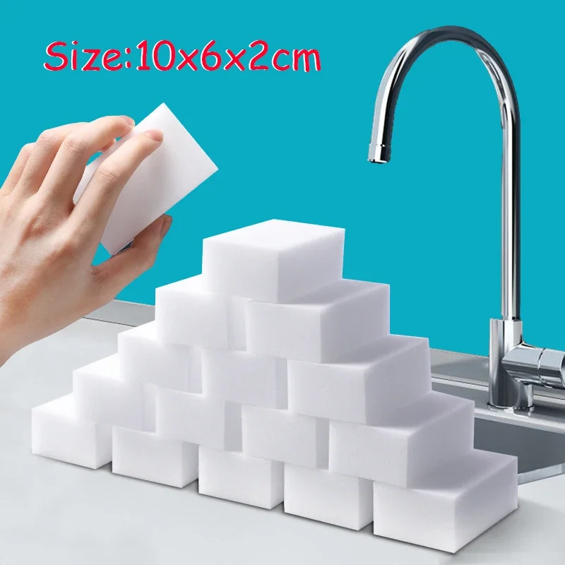 5/10/20/50/100pcs Melamine Magic Sponge Eraser Scouring Pad Dishwashing Sponge Kitchen Office Sponge Magic Home Cleaning Tool