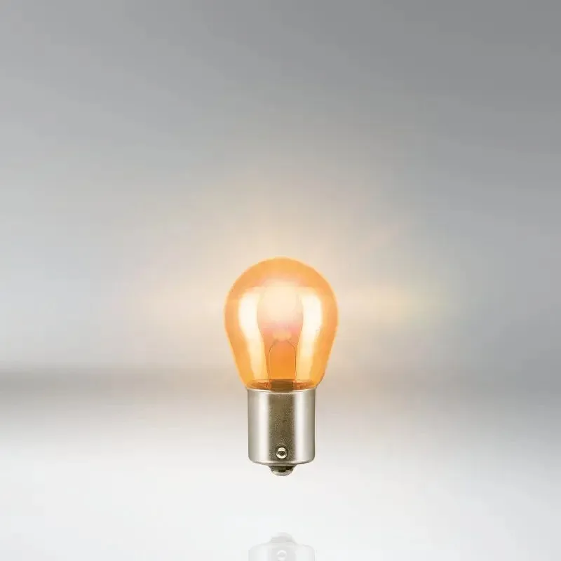 

Для автомобиля металлические основы Янтарный указатель поворота галогенный свет OSRAM оригинальный PY21W Bau15s OEM стоп-жары лампы заднего хода 12 В S25 7507