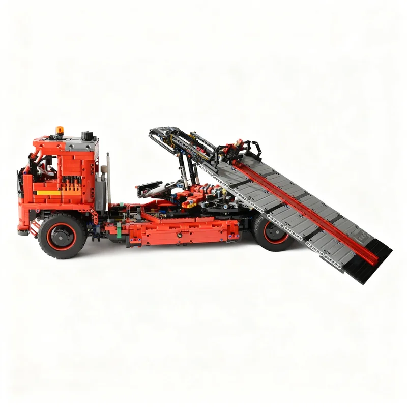 3788pcs MOC Technical C Flatbed 180° Rotator Tilt Truck Model Building Blocks Architecture Craft Education Creative 3D Brick
