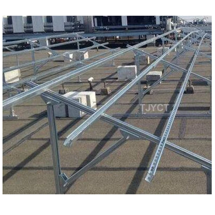 

Ground Mountings Solar Pv Brackets System Hot Dipped Galvanized Steel C/U Channel Perforated With Power Pole