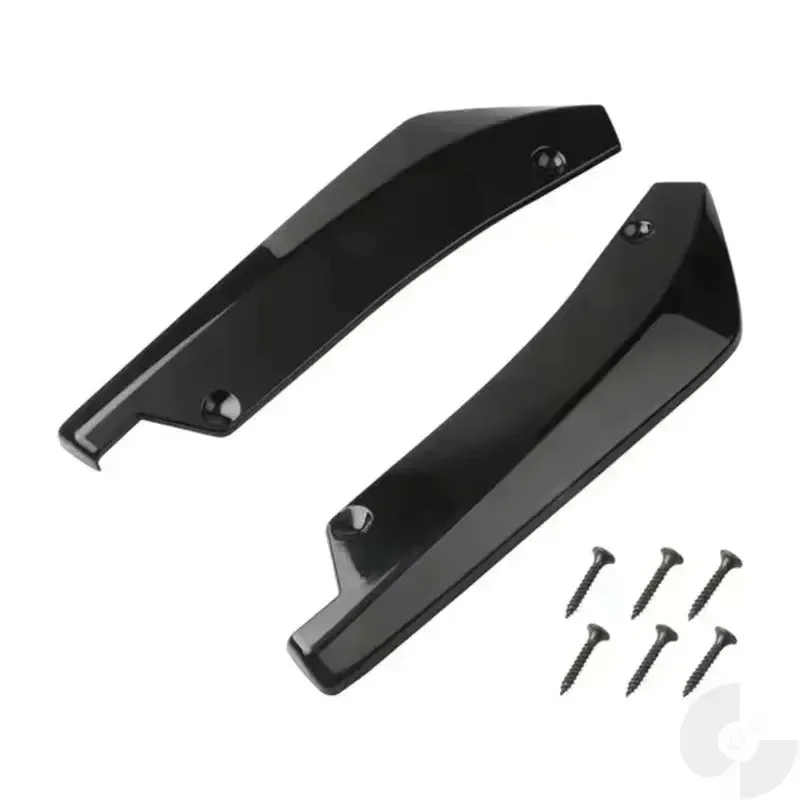 For 4 Series F32 F33 F36 G22 G23 G26 2014-on 2pcs Rear Bumper Lip Wrap Angle Diffuser Splitter Canard Spoiler