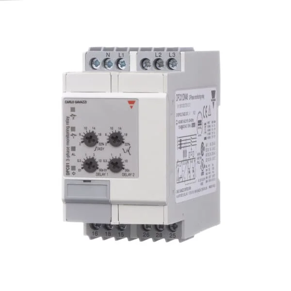 Relé de Voltaje Trifásico KELER DPC01DM48, Protector de Sobrevoltaje/Bajo Voltaje y Secuencia de Fase, Protección Contra Fase Invertida/Pérdida de Fase