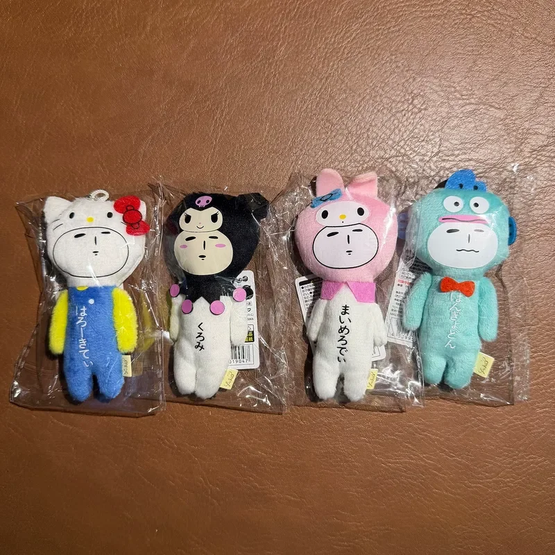 

Sanrio Ugly Doll Hello Kitty Vinyl Plush Pendant Kuromi Kawaii Bag Hanging Decoration Girls Birthday Gift Toy In Stock