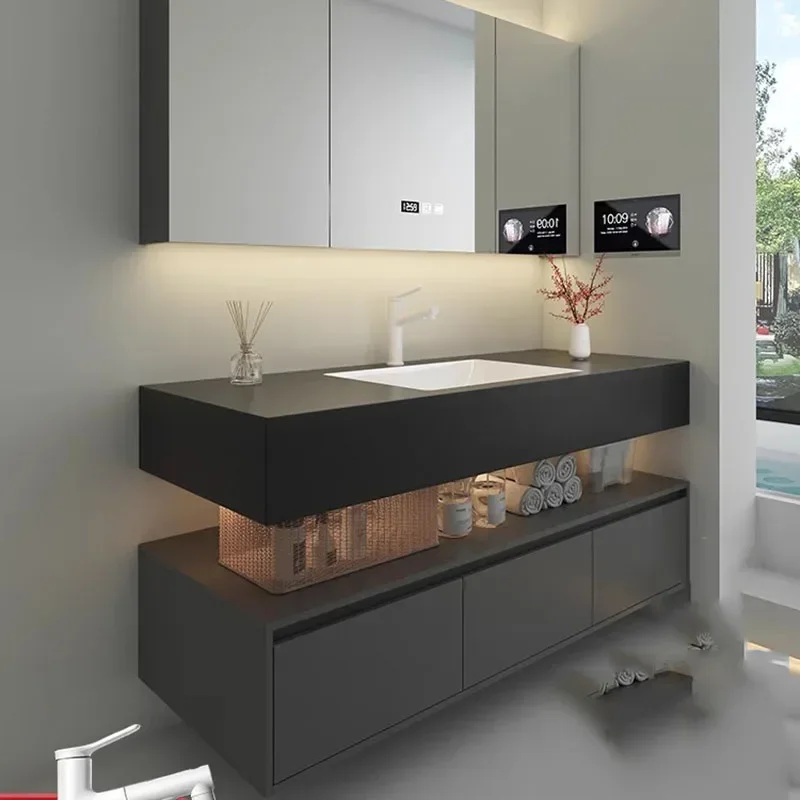 Washbasin Washstand Cabinets Toilet Vintage Vanity Drawer Cabinets Bathroom Storage Muebles Para El Hogar Maderaa Furniture