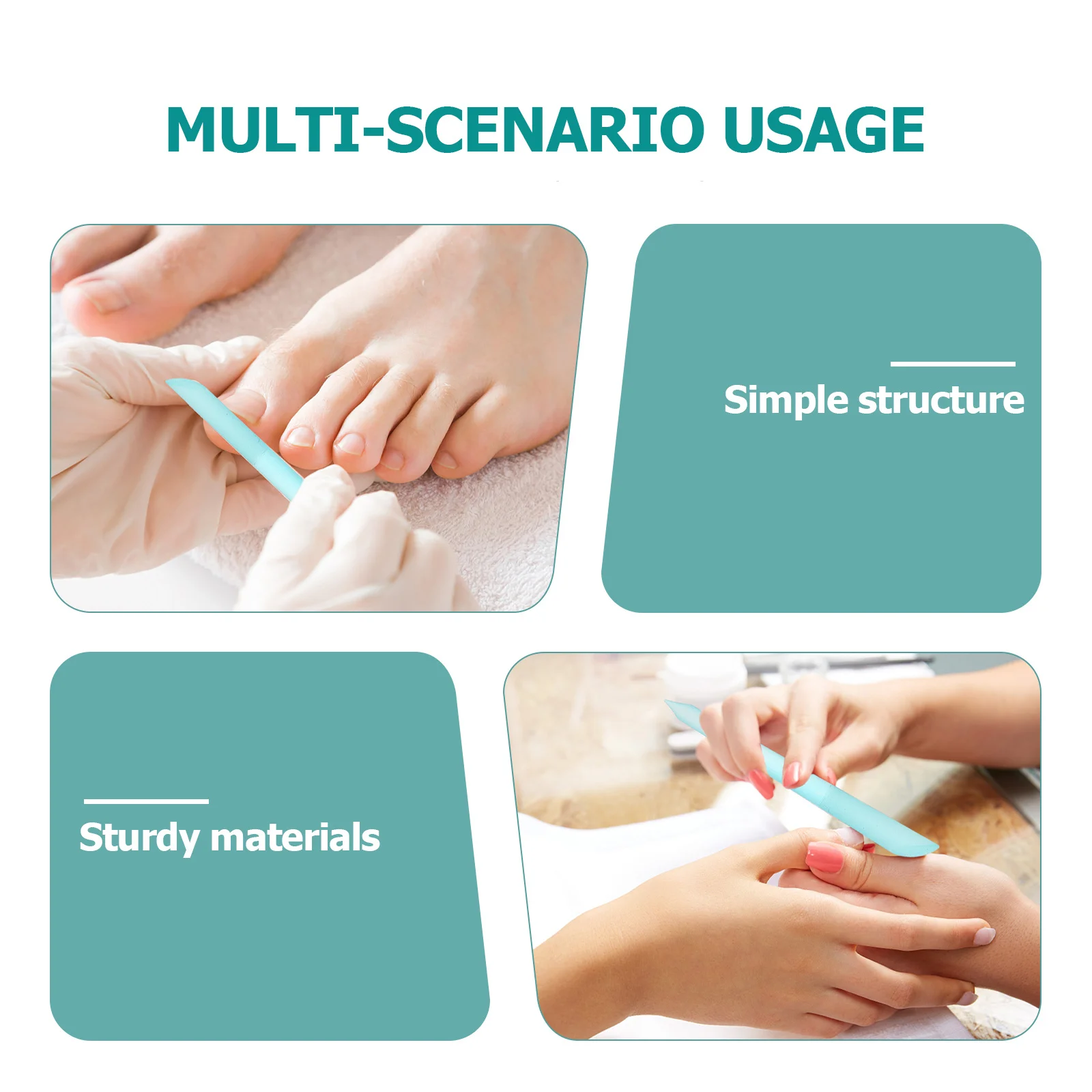 

2 Pcs Nail Files Hobby Glass Polishing Manicure Tools Filefor Women Care Kit Supply Professional