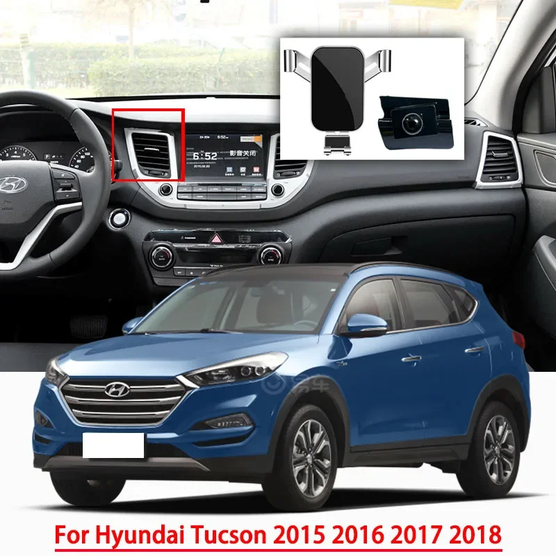 

Car Accessories Mobile Phone Holder Tucson 2015 2016 2017 2018 Gravity Navigation Special Bracket GPS Support