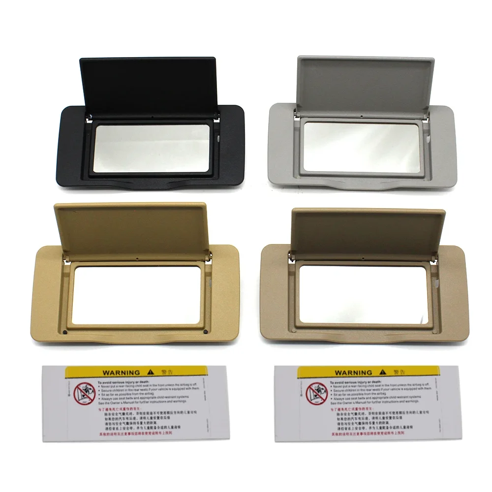 Car Sunshade Sun Visor Glass Cover Makeup Mirror Holder Panel Cover For Mercedes Benz M ML GL Class W164 2006-2011 ML300 ML350