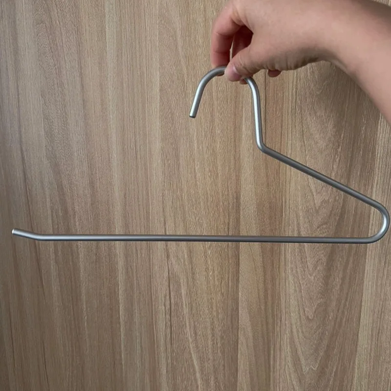 5PCS Thickened Goose Style Aluminum Trouser Hanger, Anti-slip No Mark Design, Space-saving Pants Organizer for Household Closet