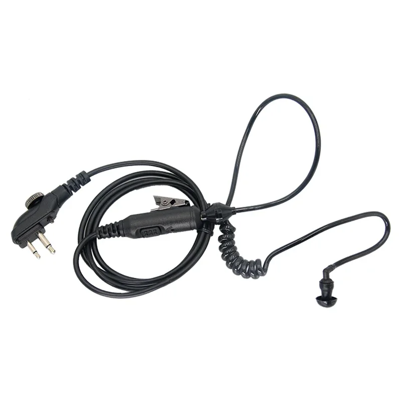 XIERDE For PD500 PD560 TD500 TD510 TD550 PD530 TD520 Two Way Radio Earphone Walkie Talkie PTT Mic Hook Earphone To 3.5mm Jack