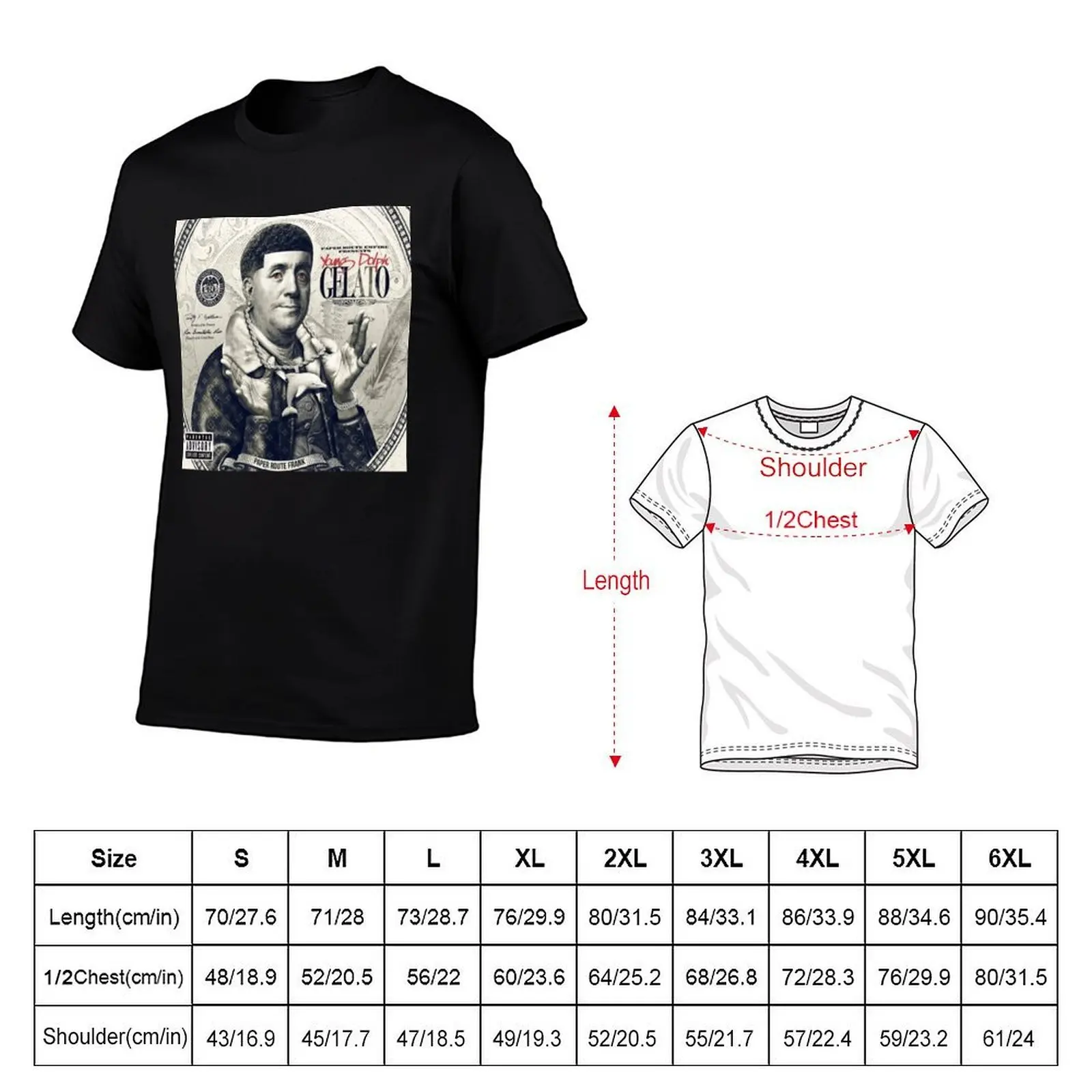 Gelato - Young Dolph T-Shirt cute clothes graphic tee shirt men clothes