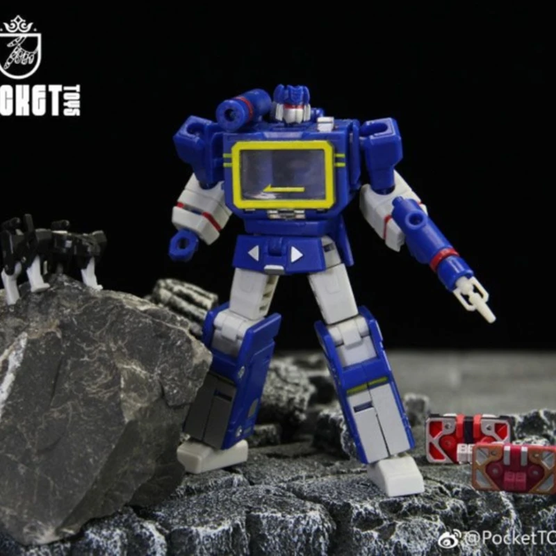 الطبعة الثانية PT-04 Soundwave PT04 شريط التحول G1 حرب الجيب الصغيرة KO عمل الشكل روبوت تشوه لعب الاطفال هدية