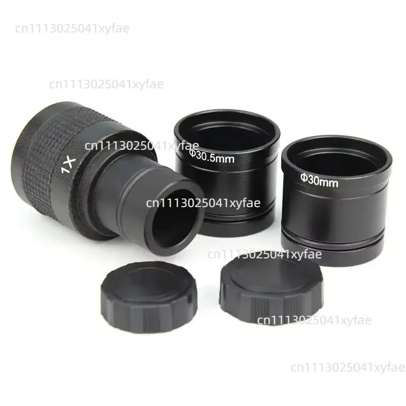 1X C-Mount Microscope Camera Adapter Lens, 23.2mm 30mm 30.5mm Electronic Eyepiece Adapter for CCD Camera