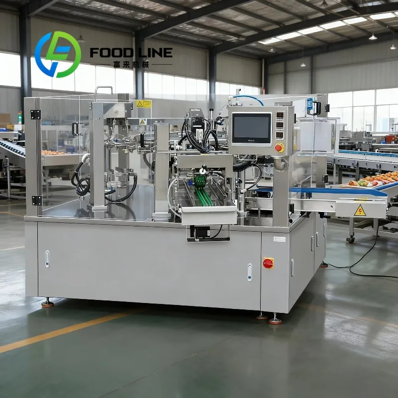 Doypack Packing Machine Noise Insulated Outer Cabinet Builds Quiet Working Environment For Urban Downtown Food Workshops