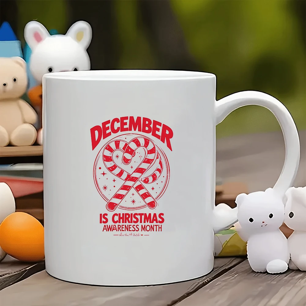 

11oz Mug + Retro Wave Sticker + Christmas Themed Decals + Kids Cup + Family Office Coffee Cup - Christmas Gift Set