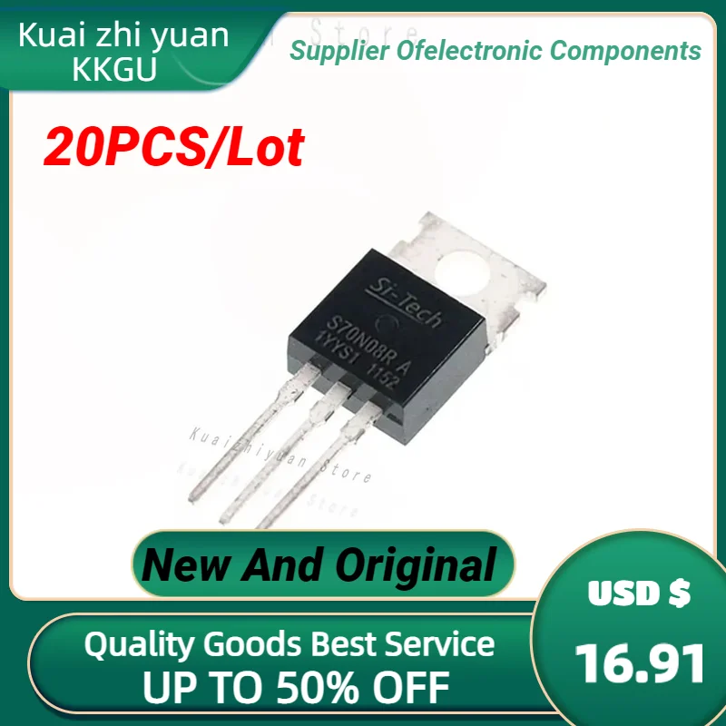 20PCS/Lot New and Original S70N08R TO-220 Field-Effect Transistor Quality Goods