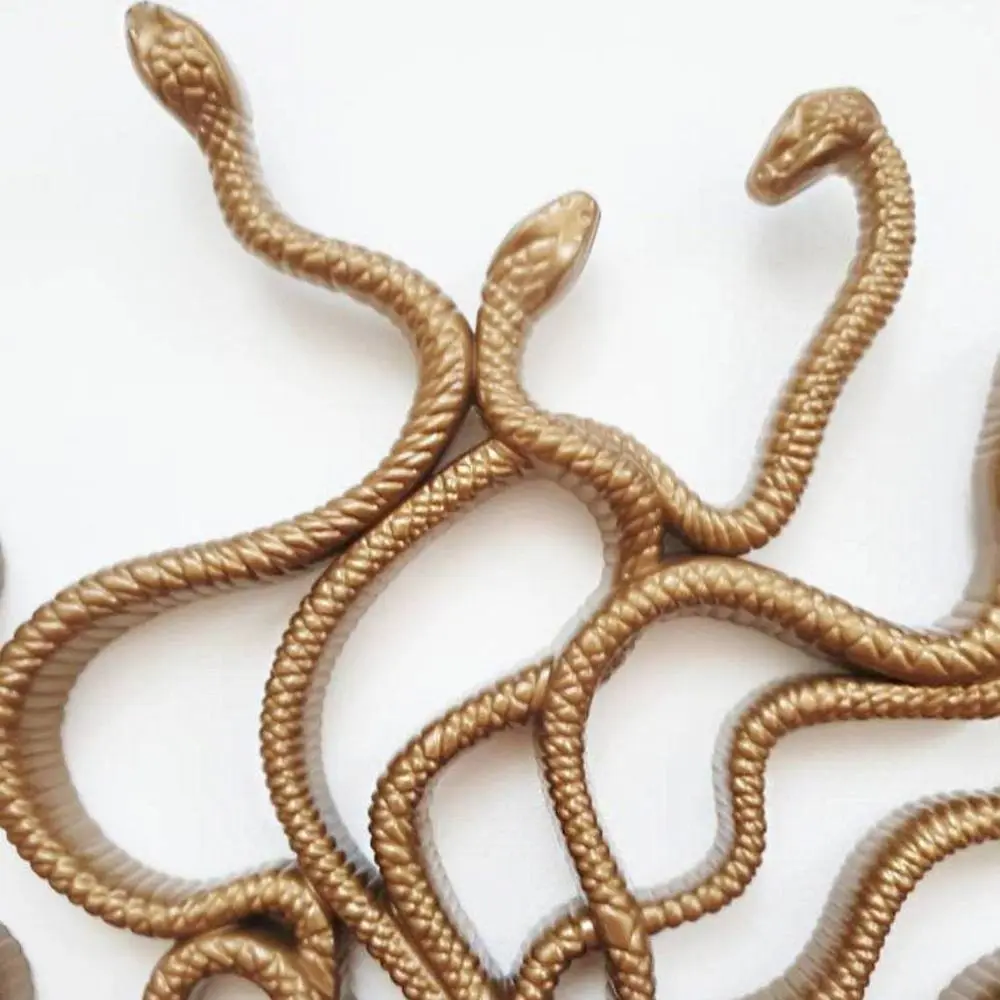 

Черная повязка на голову в виде змеи для Хэллоуина, реквизит для сценических выступлений, головной убор для маскарада, пластиковая/полимерная повязка для волос