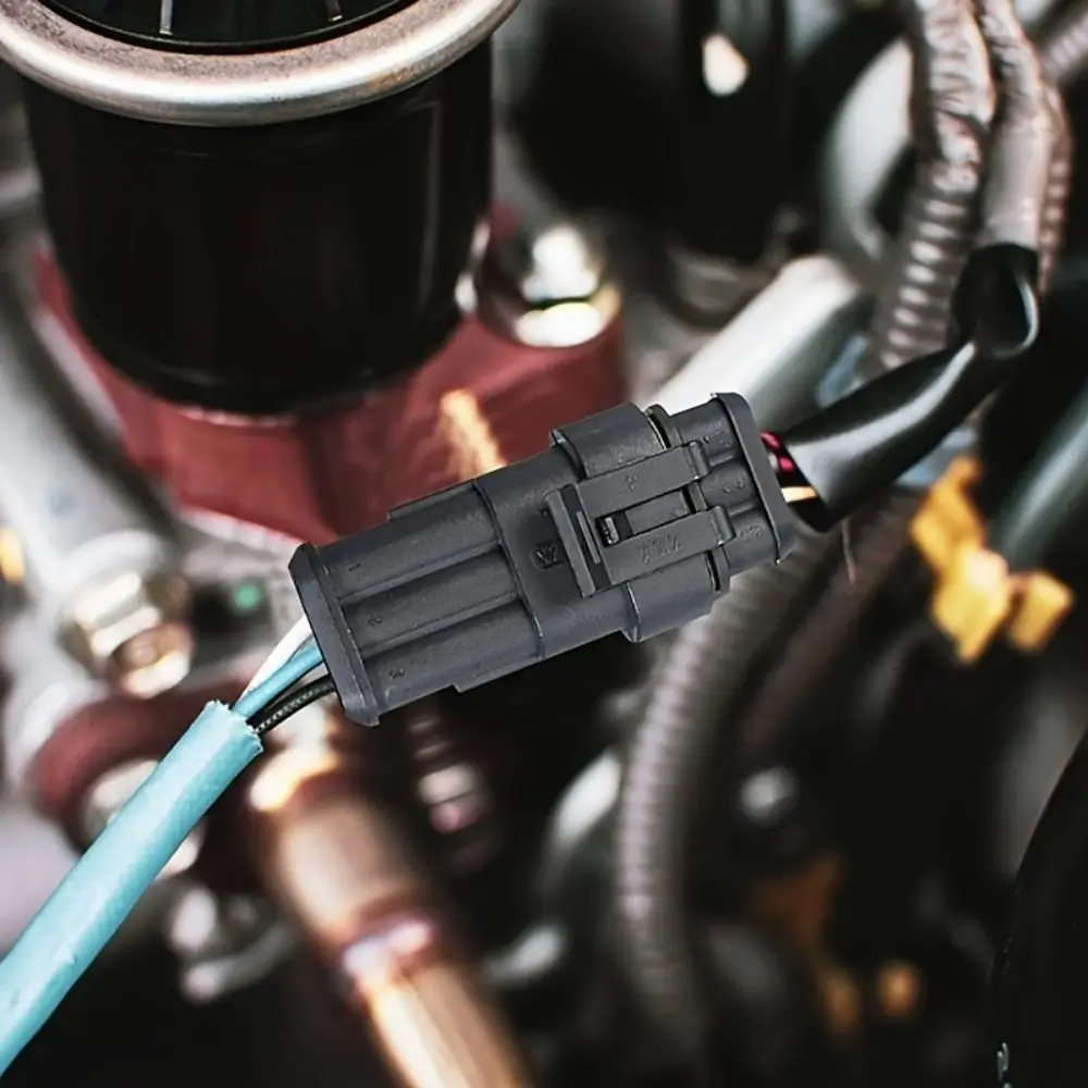 240/352PCS HID Waterproof Connectors 1/2/3/4 Pin Electrical Wire Connector Plug Truck Harness 300V 12A